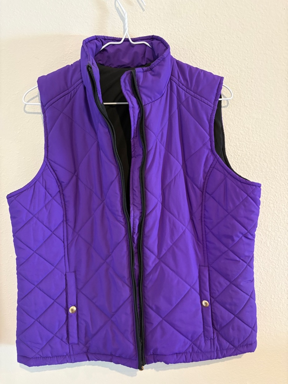 Polo Ralph Lauren Purple Quilted Sleeveless Vest NWOT! - Picture 8 of 11